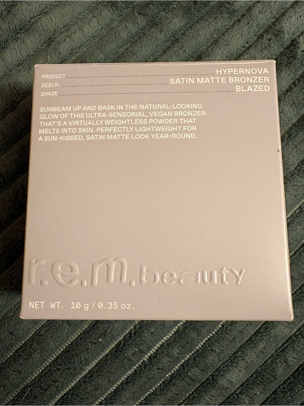 REM beauty bronzer in blazed